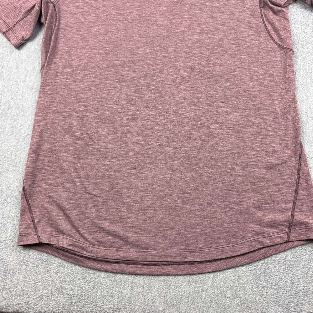 Lululemon Shirt Mens Small Red Fresh Move Metal Vent Tech Stretch Performance - Picture 4 of 9